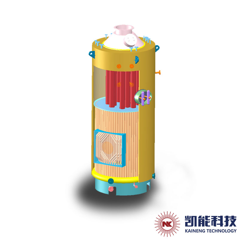 LYZ Threaded Tube Vertical Marine Boiler Diesel Fired Steam Boiler ...